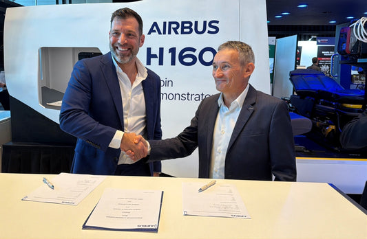 Lindo and Airbus sign a MoU on to study the use of antimicrobial blue light in helicopters