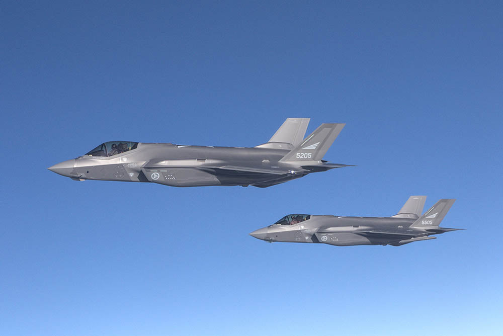 Norwegian F-35 fighers operating from Ørland Air Station