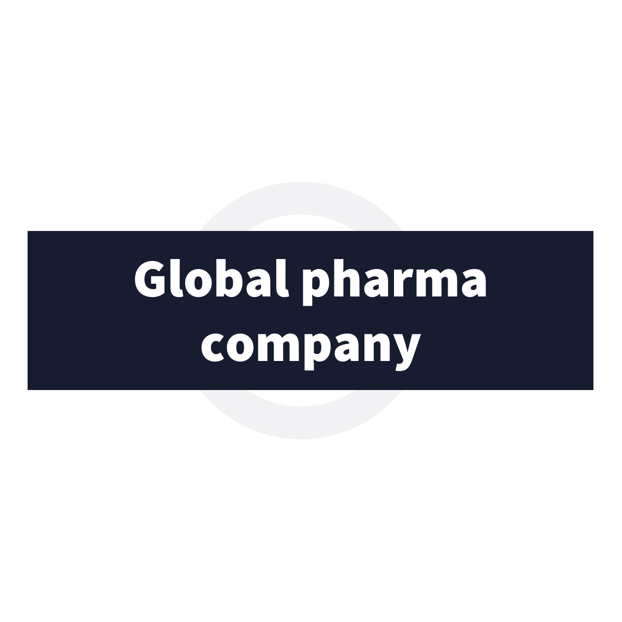 Logo: Global pharma company